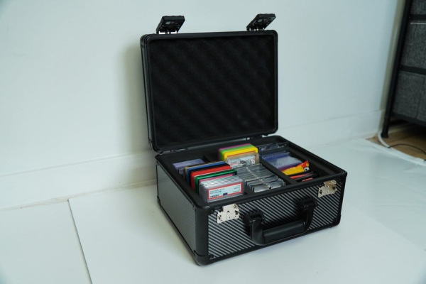 Evoretro Trading Card Storage Box for 90 Cards X Gray 7