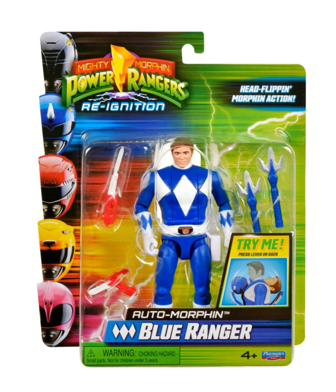 Mighty Morphin Power Rangers Action Figure Auto-Morphin Blue Ranger 12 cm 1