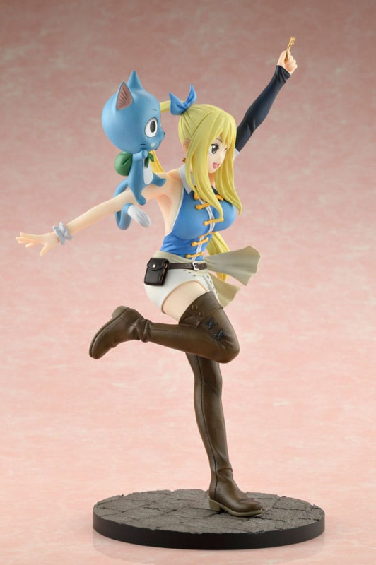 Fairy Tail PVC Statue 1/8 Lucy Heartfilia Wink Ver. 23 cm 5