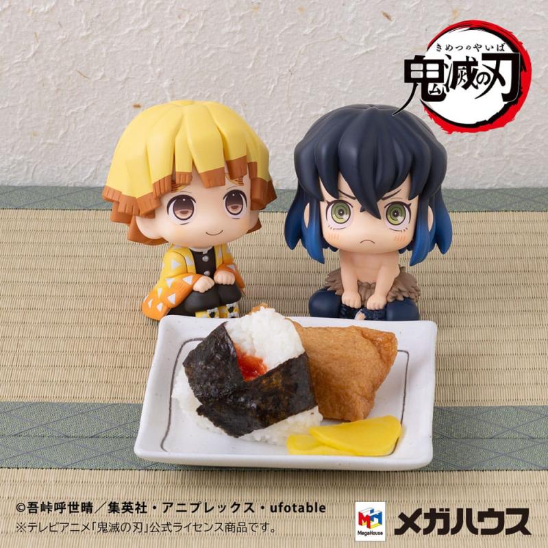 Demon Slayer: Kimetsu no Yaiba Look Up PVC Statue Zenitsu Agatsuma Smile Ver. & Inosuke Hashibira Bo