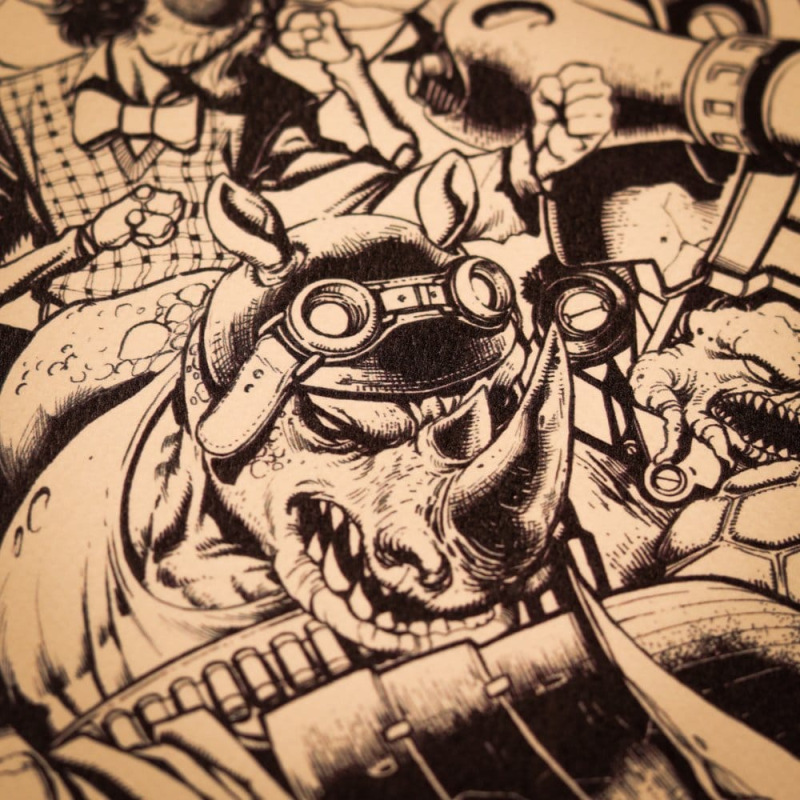 Teenage Mutant Ninja Turtles Art Print Comic Limited Edition 42 x 30 cm 5