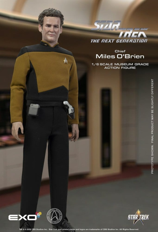 Star Trek: The Next Generation Action Figure 1/6 Chief Miles O'Brien Essential Version 30 cm 2
