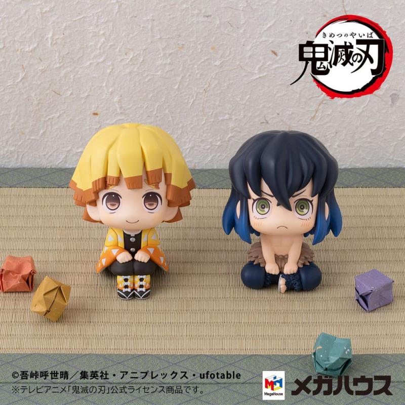 Demon Slayer: Kimetsu no Yaiba Look Up PVC Statue Zenitsu Agatsuma Smile Ver. & Inosuke Hashibira Bo