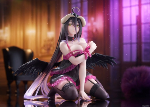 Overlord Desktop Cute PVC Figure Albedo (Negligee ver.) 13 cm 2