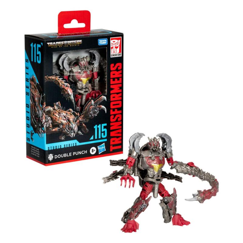 Transformers: Rise of the Beasts Generations Studio Series Deluxe Class Action Figure Double Punch 1