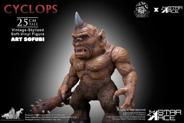 Ray Harryhausen Soft Vinyl Statue Cyclops (Vintage-Style) 25 cm 8