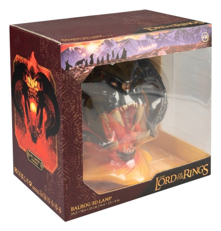 The Lord of the Rings Lamp Balrog 19 cm 4