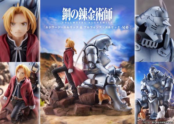 Fullmetal Alchemist: Brotherhood PVC Statue Edward Elric & Alphonse Elric Brothers 24 cm