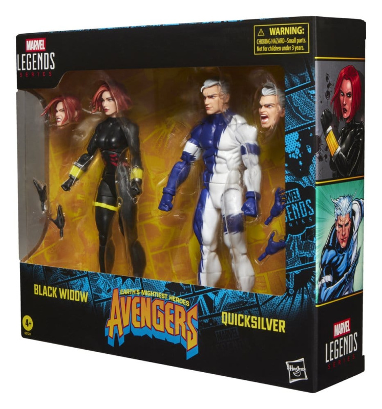 Avengers Marvel Legends Action Figure 2-Pack Black Widow & Quicksilver 15 cm 4
