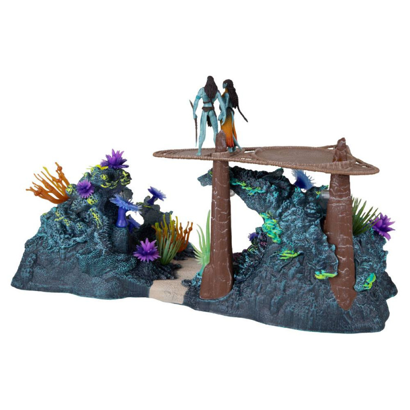 Avatar: The Way of Water Action Figures Metkayina Reef with Tonowari and Ronal 8