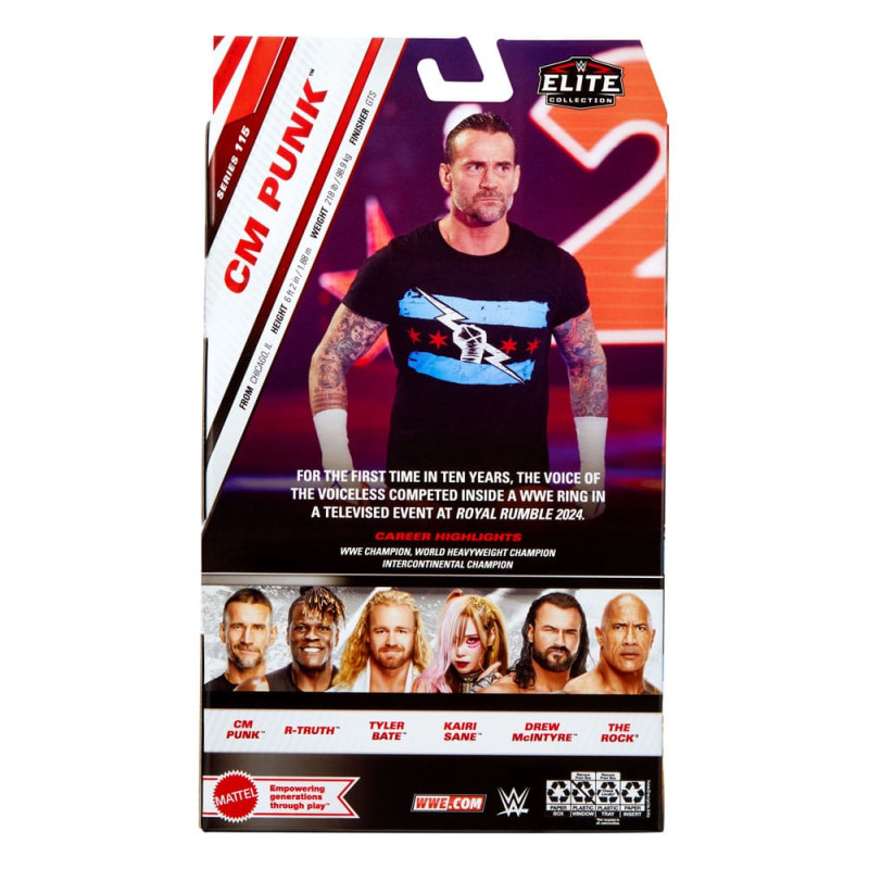 WWE Elite Collection Action Figure CM Punk 15 cm 2