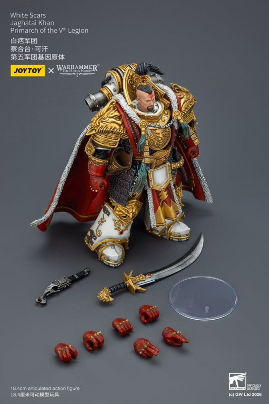 Warhammer The Horus Heresy Action Figure White Scars Jaghatai Khan Primarch of the Vth Legion 19 cm 10