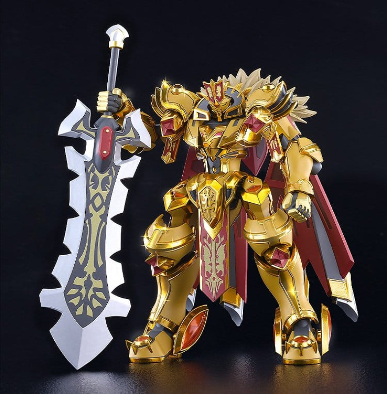 Knight's & Magic Moderoid Plastic Model Kit Goldleo: Royal Metallic Ver. 14 cm 1