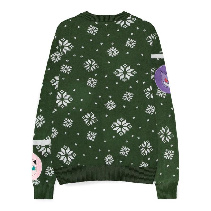 Pokémon Sweatshirt Christmas Jumper Xmas Balls Size S