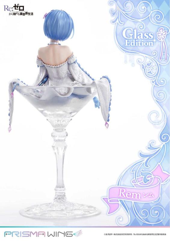 Re:Zero - Starting Life in Another World Prisma Wing PVC Statue 1/7 Rem Glass Edition 23 cm