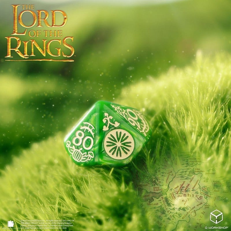 The Lord of the Rings Dice Set of 7 Shire 6