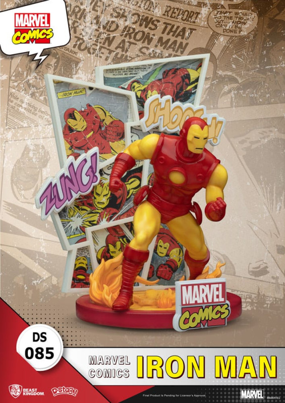 Marvel Comics D-Stage PVC Diorama Iron Man 16 cm 1