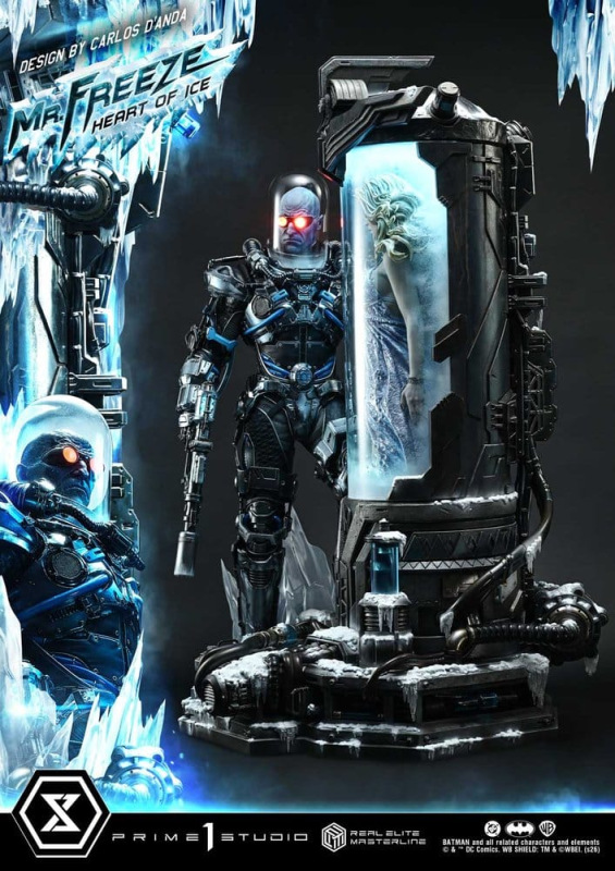 DC Comics Real Elite Masterline Series Statue 1/3 Batman (Comics) Mr. Freeze Heart of Ice (Design by 9