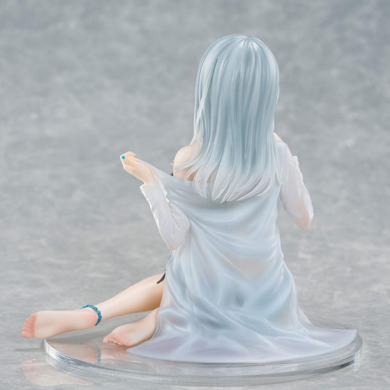 Original Character PVC Statue 1/7 Silver-Haired Girl Sky Blue Morning Special Outfit Ver. by Fuumi I