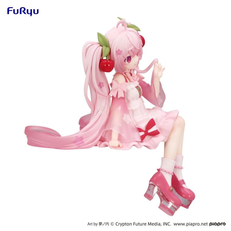 Hatsune Miku Noodle Stopper PVC Statue Sakura Miku 2025 14 cm