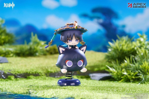 Genshin Impact Chibi Chara Yurayura Stand PVC Figure Wanderer 11 cm 2