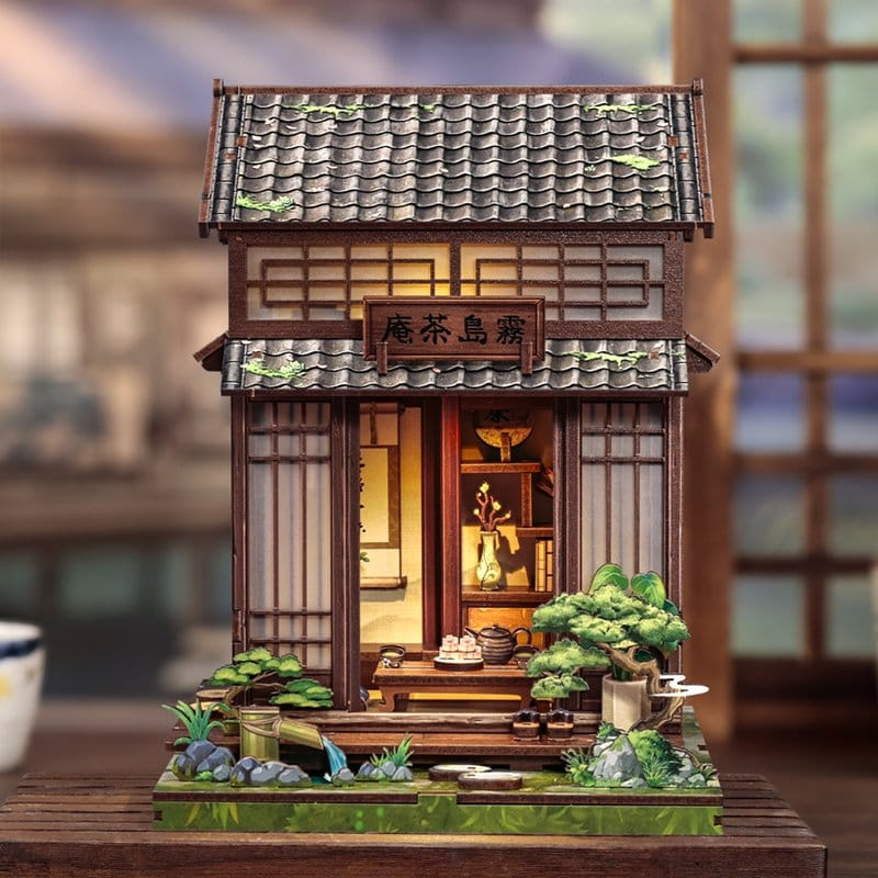 Miniature House Model Kit Kirishima Cha-an 19 x 14 cm 1