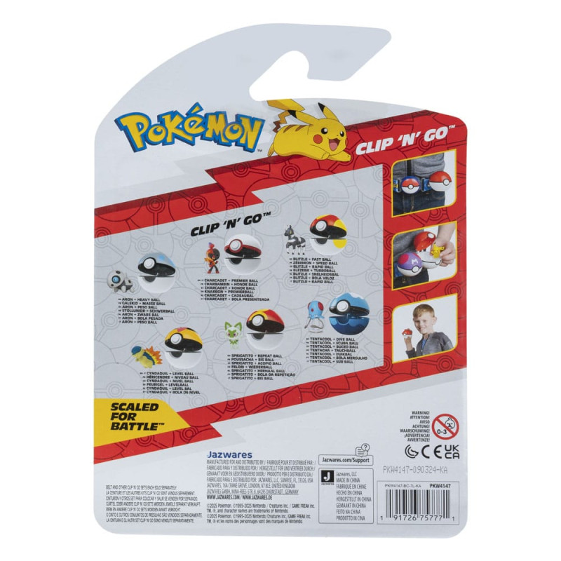 Pokémon Clip'n'Go Poké Balls Aron & Heavy Ball 1