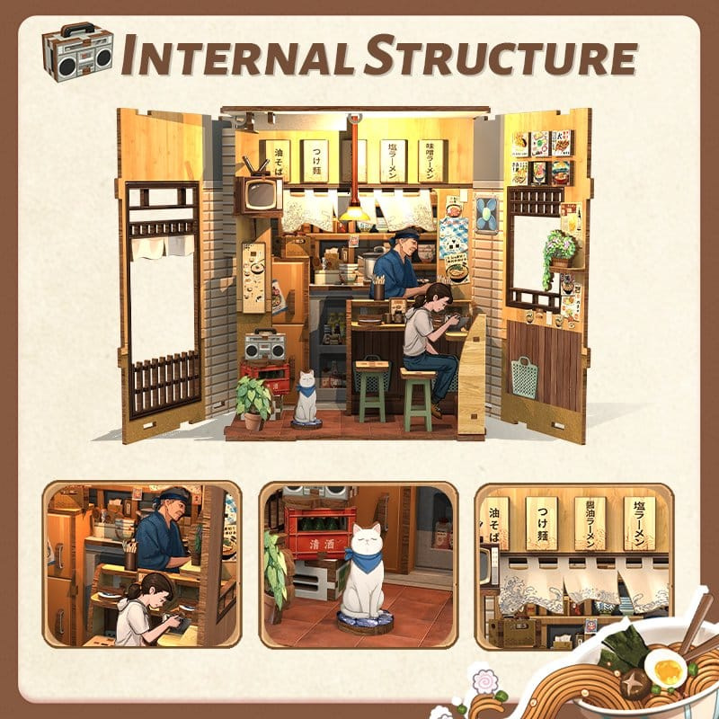 Miniature House Model Kit Oishii Kyoto 22 x 13 cm 13