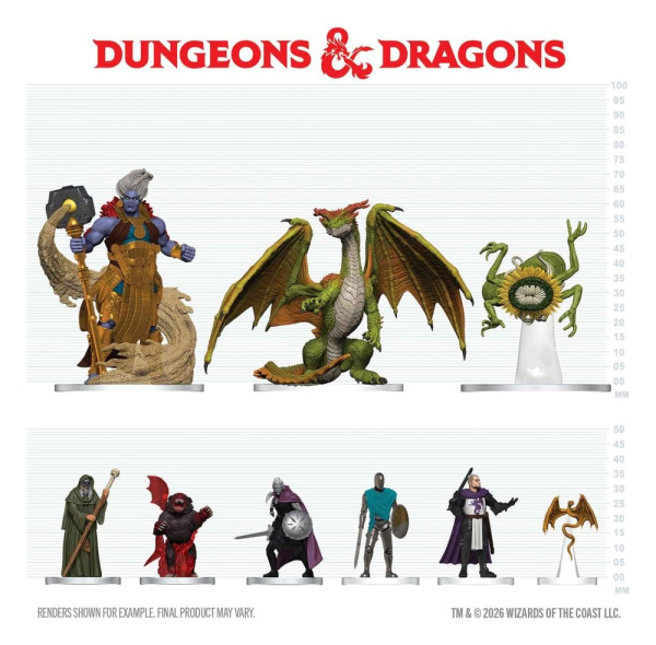 D&D Icons of the Realms Booster Brick Adventures in Faerûn 10 ct. (Set 41) 13 cm