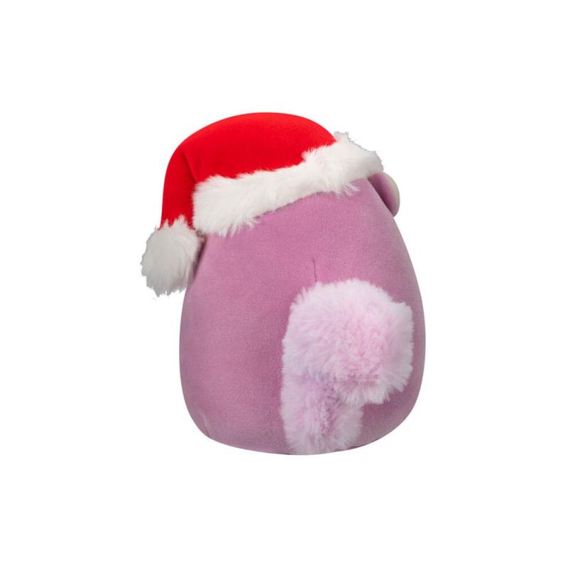 Squishmallows Plush Figure Allina the Plum Squirrel with Santa Hat 12 cm