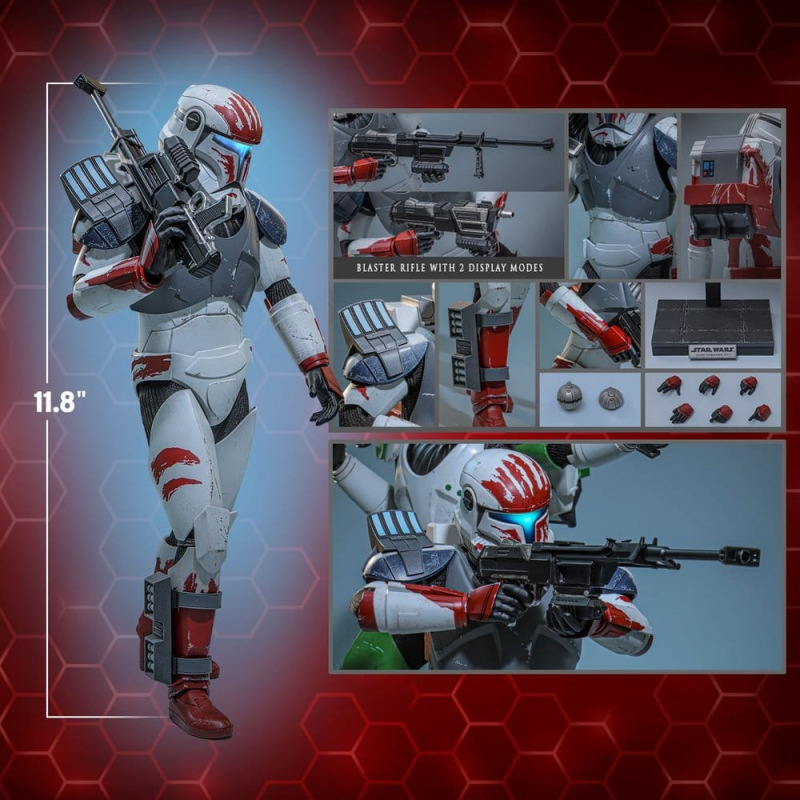 Star Wars: The Clone Wars Television Masterpiece Action Figure 1/6 Clone Commando Sev (Hot Toys Excl 12
