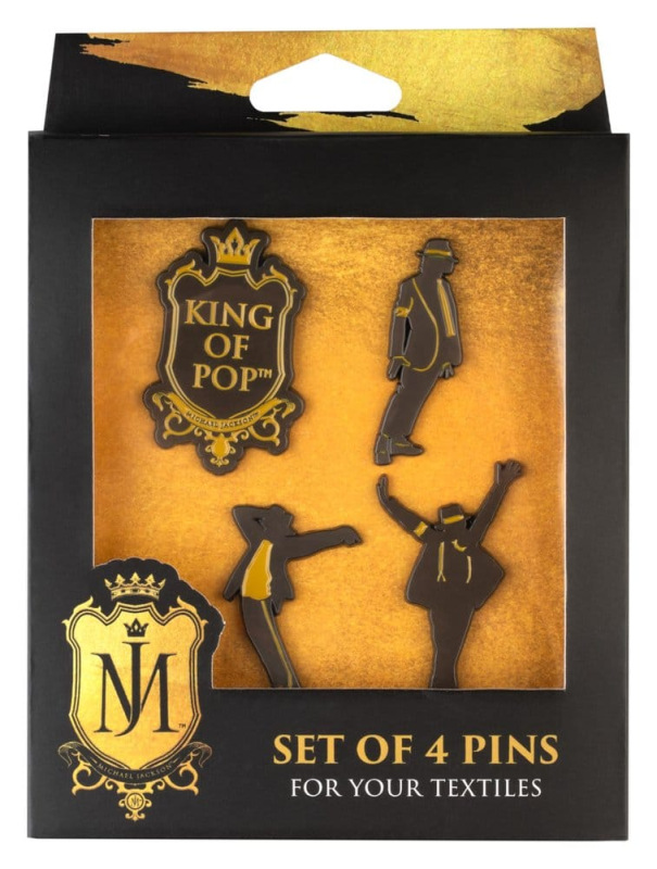 Michael Jackson Pin Badges Set (4) 1