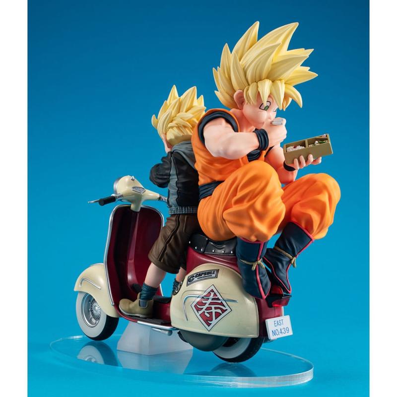 Dragonball Z 05 Desktop Real McCoy PVC Diorama Super Saiyan Son Goku & Super Saiyan Son Gohan & Moto