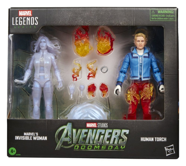 Avengers: Doomsday Marvel Legends Action Figure 2-Pack Marvel's Invisible Woman & Human Torch 15 cm 9