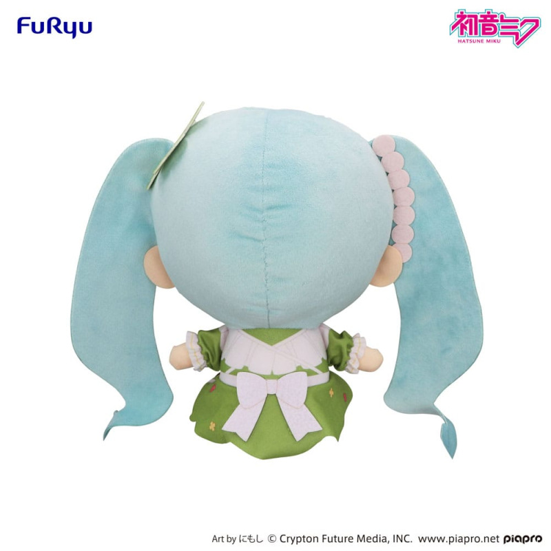 Hatsune Miku Kyurumaru Big Plush Figure Clover 26 cm 2