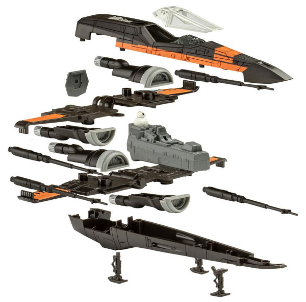 Star Wars Model Kit 1/78 Poe's X-Wing Fighter 22 cm 4
