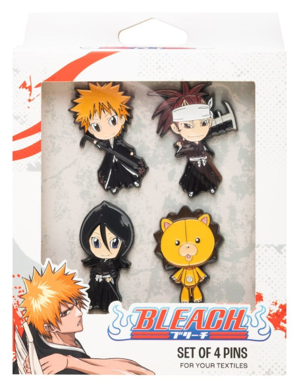Bleach Pin Badges Set of 4 1