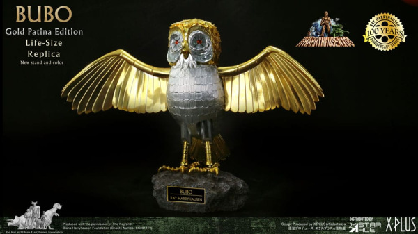 Clash of the Titans Statue Ray Harryhausens Bubo Gold Patina Edition Normal Ver. 34 cm 2