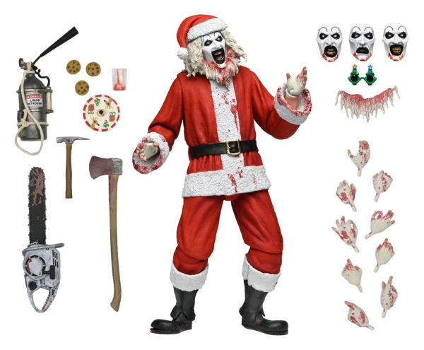 Terrifier 3 Action Figure Ultimate Santa Suit Art the Clown (Bloody Version) 18 cm 6
