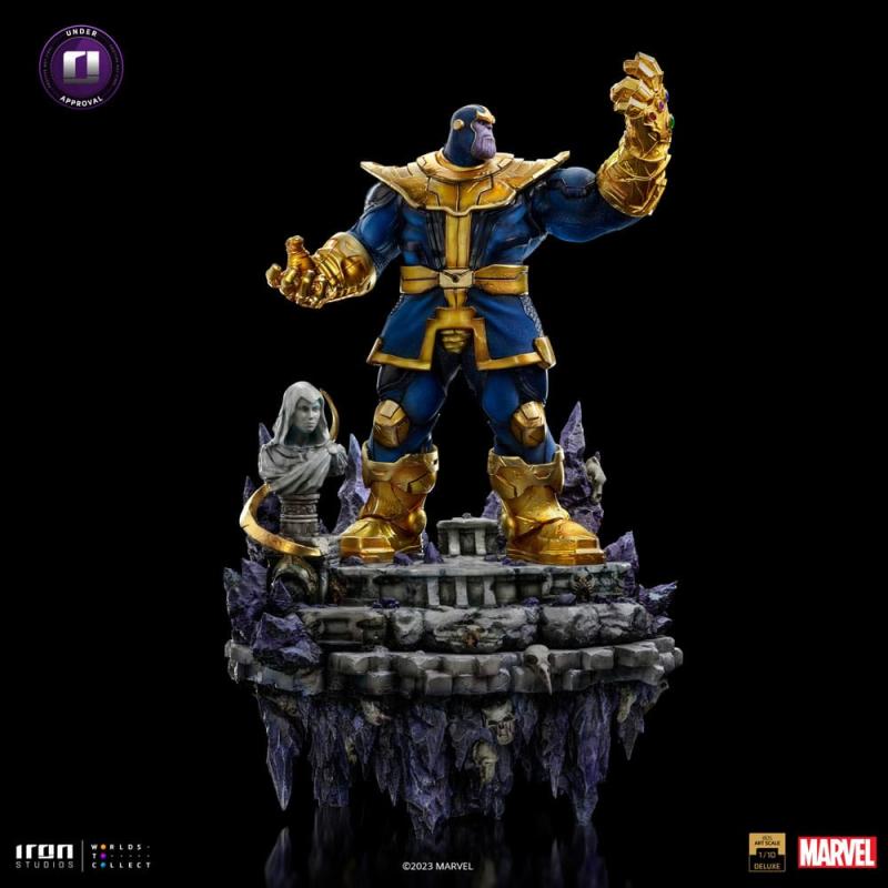 Marvel Deluxe BDS Art Scale Statue 1/10 Thanos Infinity Gaunlet Diorama 42 cm