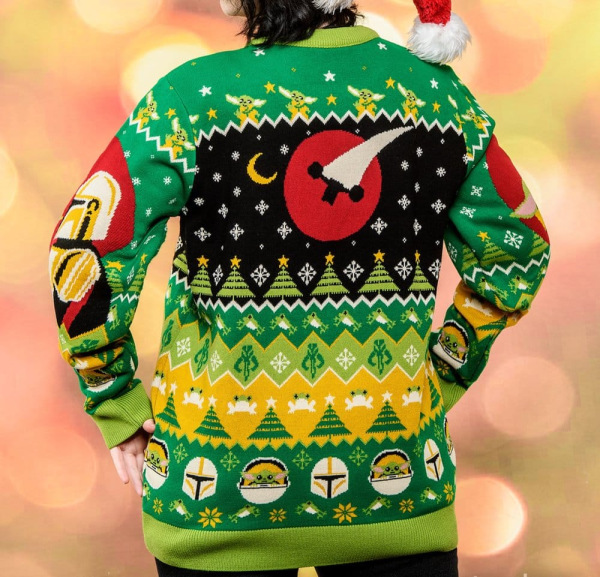 Star Wars Christmas Sweater Baby Yoda Size XL 1