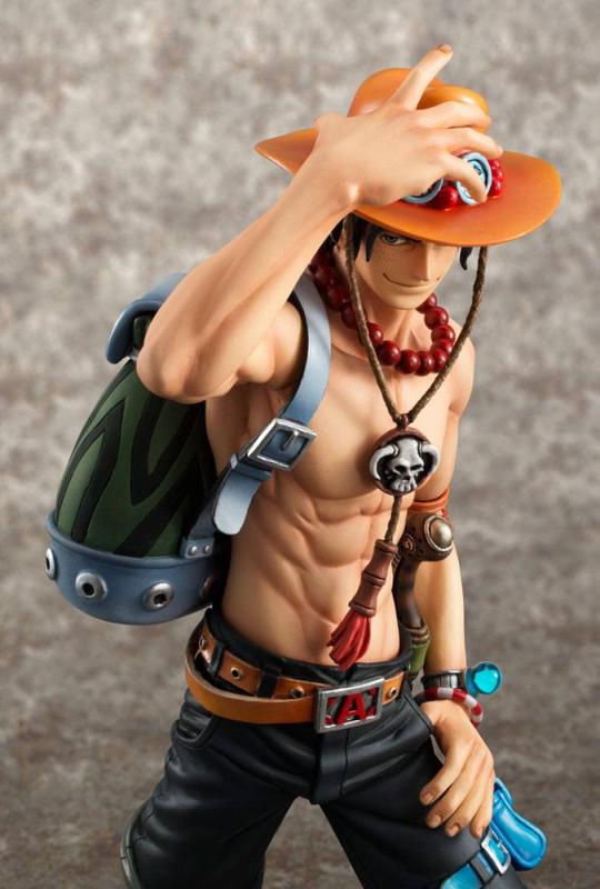 One Piece Excellent Model P.O.P PVC Statue NEO-DX Portgas D. Ace 10th Limited Ver. 23 cm