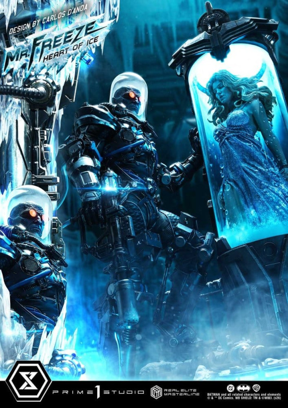DC Comics Real Elite Masterline Series Statue 1/3 Batman (Comics) Mr. Freeze Heart of Ice (Design by 14