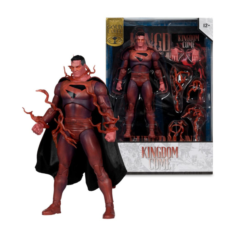 DC Multiverse McFarlane Cover Recreations Action Figure Superman (Kingdom Come) (Gold Label) 18 cm 4