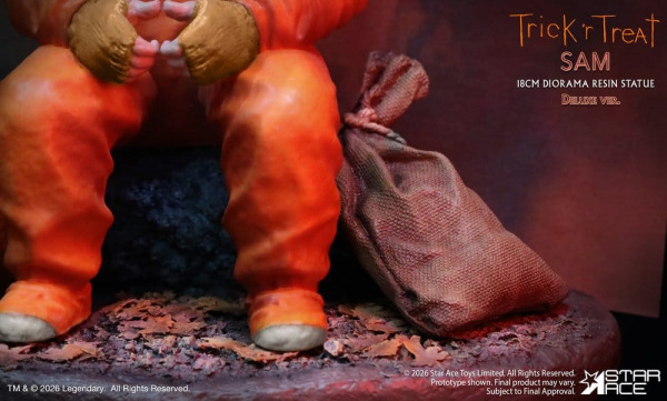 Trick R Treat Diorama Resin Statue Sam DX 18 cm 5