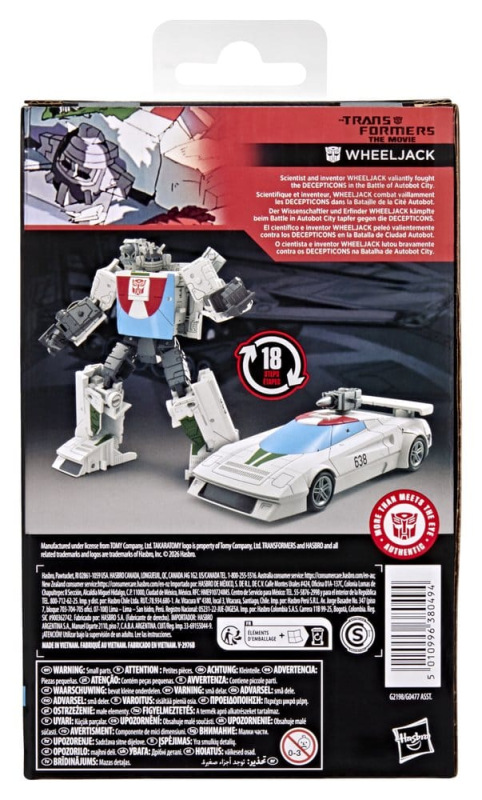 The Transformers: The Movie Studio Series Deluxe Class Action Figure Wheeljack 13 cm 1