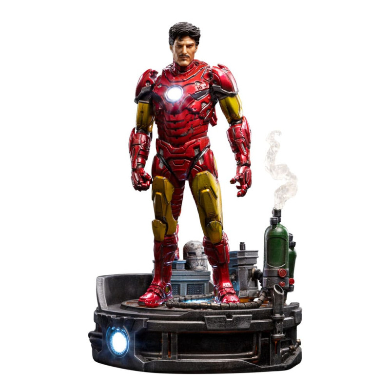 Marvel Deluxe Art Scale Statue 1/10 Iron Man Unleashed 23 cm 1