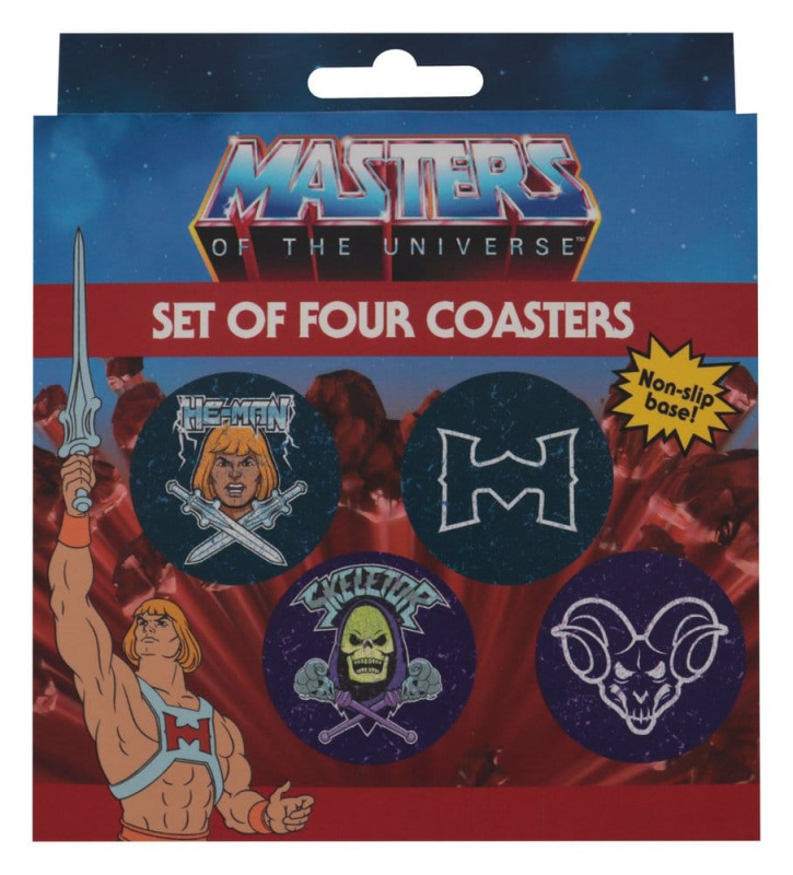 Masters of the Universe Coaster 4-Pack Printed Metal 5