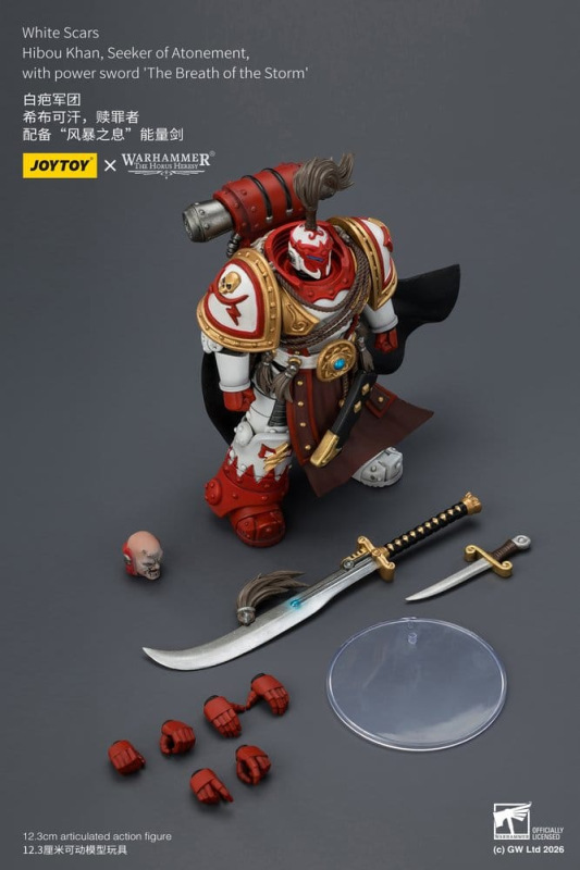 Warhammer The Horus Heresy Action Figure White Scars Hibou Khan, Seeker of Atonement 12 cm 8