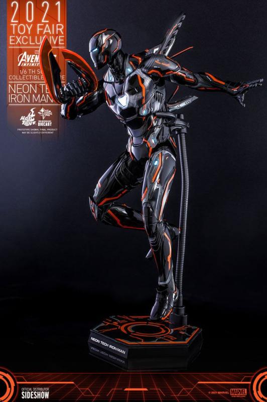 Avengers Infinity War: Iron Man Neon Tech 4.0 1/6 Action Figure Exclusive - Hot Toys